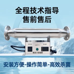 银离子消毒器生活水泳池自来水微电解热水处理系统杀菌过流管道式