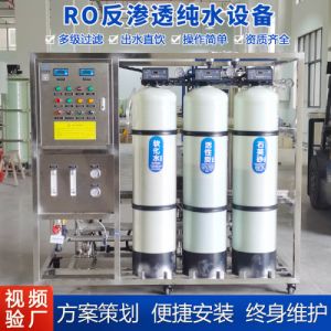 全自动RO反渗透设备纯水机设备工业商用过滤除盐水超纯水不锈钢