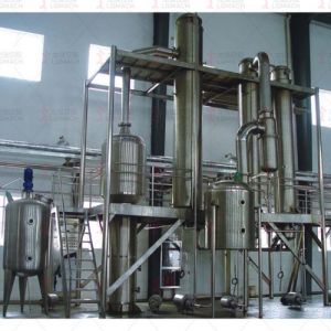 玉米发酵型酒精加工生产线 95%乙醇蒸馏提纯设备