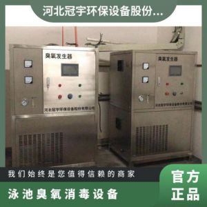 泳池臭氧消毒设备水体杀菌 氧气源水冷型 产量定制 300g/h